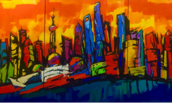 当城市开始发光：晨晓《存在的曙光》与中国色彩的觉醒